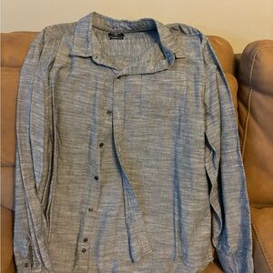 Hurley gray button down